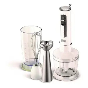 Black and Decker 800ml 4in1 Blender with Chopper White SB4000