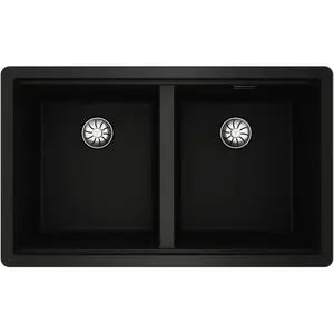 TEKA Radea Tegranite Sink with Two Bowls and Drainer – Radea R10 2B 750 M